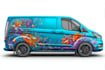 attractive car wrap design and vehicle wrap design