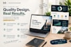 design a modern powerpoint presentation with animations and pitch deck