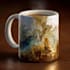 create custom typography coffee mug design or cup design