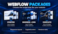 design and build a responsive webflow website