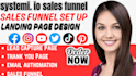 design systeme io sales funnel affiliate marketing click funnels landing page