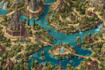 draw fantasy map illustration for dnd, novels
