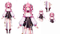 create and rig your anime pfp oc sketch into a live2d vtuber model commission