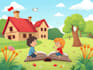 do children book and comic book illustration design