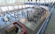 luxury 3d fitness center, gym,sport complex,training facility,health club render