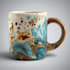 create custom typography coffee mug design