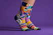 design premium custom socks with bold personality