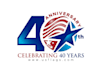 create a modern anniversary logo design
