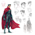 make concept art superhero character comic style