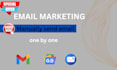 send manually email one by on with full personalization