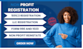 handle nonprofit registration ein filing 501c3 documentation