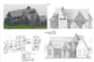 do 3d modeling and construction drawings in revit, sketchup or cad
