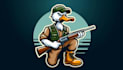 do high quality duck hunter logo with free source file