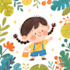 draw digital watercolor children book illustration