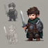make your 2d game character in unity engine