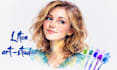 custom watercolor portrait and digital illustration from any photo