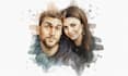 create custom watercolor portrait, illustration, and digital painting