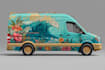 draw vehicle wrap design, car wrap design