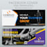 create 2 different facebook cover design