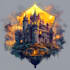 draw custom fantasy, rpg, sci fi animated game logo