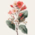 draw a realistic botanical drawing