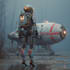 character, mech, spaceship, weapon or enviroment sci fi