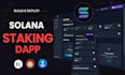 develop solana staking website, solana presale website with smart contract