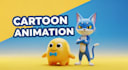 professional 2d 3d cartoon animation with custom character