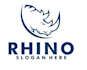 design beautiful rhino logo
