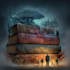 fantasy book cover design, thriller book cover