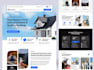 build hvac roofing website, plumbing contractor landing page website