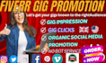 do viral fiverr gig promotion on top 5 social media platforms