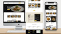 design a modern restaurant website with online ordering