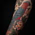 create custom mandala and color work tattoo design