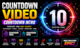 create custom countdown video animate starting soon screen