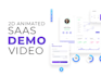 design 2d animated saas explainer and software demo videos