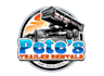 creative and good looking dump trailer logo design