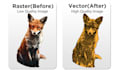 convert jpg to vector using manual tracing