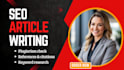 do SEO article writing blog post and content writing