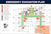 design fire exit and emergency evacuation plan, maps, diagram
