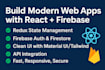 develop a reactjs firebase redux webapp