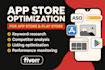 do app store optimization aso, for play store and app store