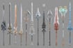 unique design your anime and game weapons