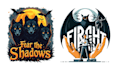 do unique werewolf logo with halloween t shirt design