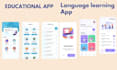 develop full adult learning app educational app kid learning app ai language app