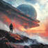 draw illustration, sci fi book sketch, digital illustration,