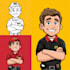 create cartoon character and mascot logo