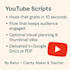 write engaging youtube scripts with strong hooks and visual planning