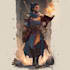 create fantasy dnd character art, illustration, concept art