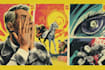 draw a retro vintage comic illustration